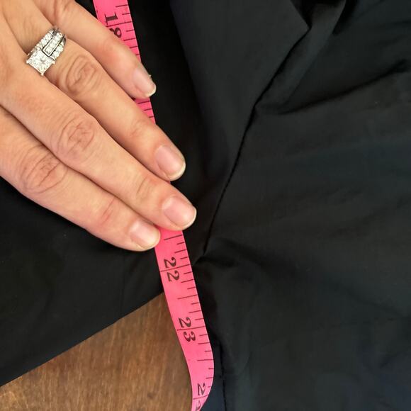 A New Day Women's XL Black Flutter Short Sleeve‎ Mini Poplin Dress Flowy - Picture 6 of 7